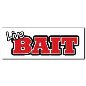  48 LIVE BAIT DECAL sticker fishing lure shiners shrimp 