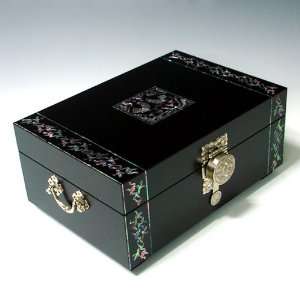   Lock Key Jewelry Trinket Keepsake Treasure Box Case Chest Organizer