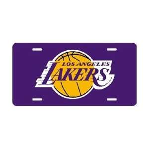  Los Angeles Lakers Laser Cut Purple License Plate Sports 