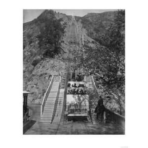  Cable Car on the Mount Lowe Railway Photograph   Los 