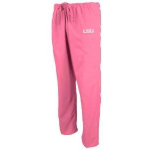  LSU Tigers Pink Single Logo Scrub Pants