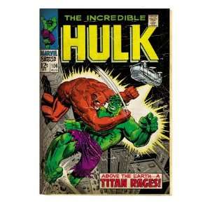  Marvel Comics Retro: The Incredible Hulk Comic Book Cover 