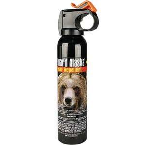 Bear Repellant Pepper Spray Guard Alaska with FREE Nylon Hook and Loop 