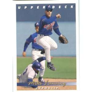  1993 Upper Deck # 677 Mike Lansing Montreal Expos Baseball 
