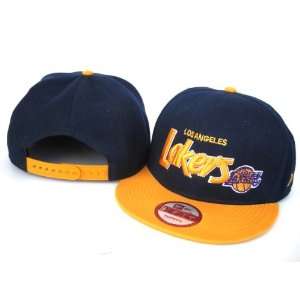 NBA Los Angeles Lakers Dark Blue Snapback Hat Sports 