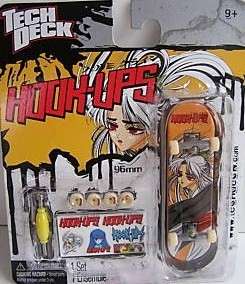 Tech Deck HOOK UPS 96mm Fingerboard Hook Ups Anime Girl  