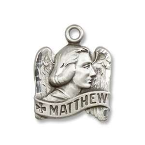 Sterling Silver St. Matthew Medal Patron Saint of Accountants 