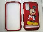 Mickey Mouse Red Hard Cover   Motorola Photon MB855 4G Phone Case 