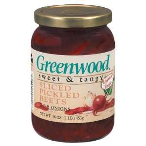 Greenwood Sweet & Tangy Sliced Pickled Beets with Onions   12 Pack 