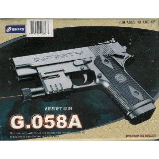   Gun G.058A Air Soft Gun Laser Pistol w/ BBs Explore similar items