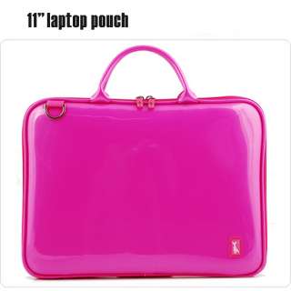   MACBOOK AIR SLEEVE CASE POUCH BAG Enamel Pink Pattern COLOR New  