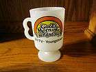   Morning Youngstown Pearly White Footed Mug Coffee Cup TV News Show