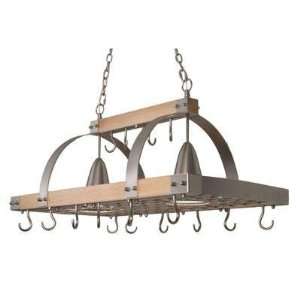   Selected HD Ceiling Pot Rack w/ lights By Checkolite