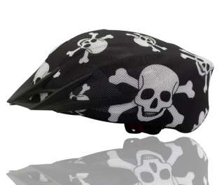   Bidding on  1 X Tortugaz ™ Bicycle Helmet Cover Pirates Skull Style