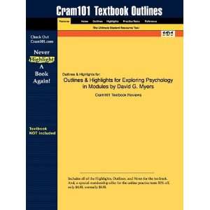 com Studyguide for Exploring Psychology in Modules by David G. Myers 