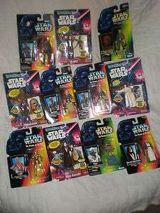LOT OF 11 KENNER /JUST TOYS STAR WARS ACTION FIGURES C 3PO HAN LEIA 