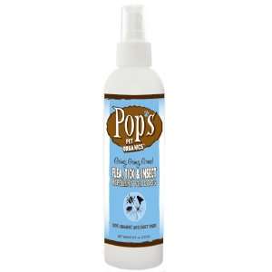    Pops Organic Flea & Tick Repellent Spray   8 oz