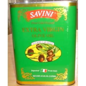 Italy Savini Extra Virgin Olive Oil 67.6 Oz(2l)  Kitchen 