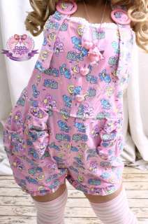 Carebears Short Jumpsuite Romper KidAdult Toddler Baby Style Overall 