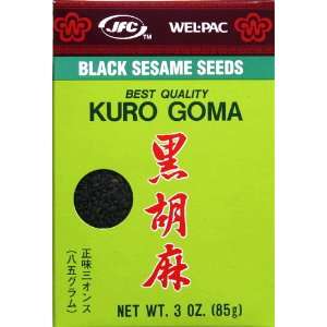 Wel Pac Black Sesame Seeds 3oz. Grocery & Gourmet Food