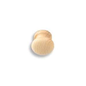  #7121 CKP Brand Wood Cabinet Knob, Machine Carved Beech 