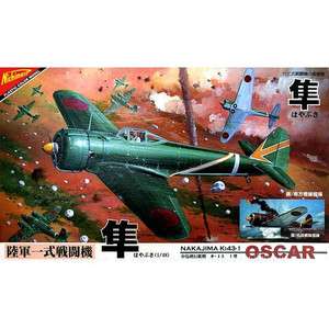 Nichimo 036229 Nakajima Ki 43 1 Hayabusa (Oscar) 1/48 Scale Kit  
