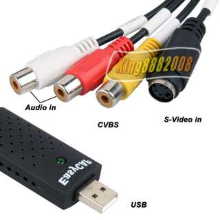   EasyCap Usb 2.0 Video Audio Capture Adapter Card Device (dc60)  