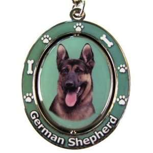  Spinning German Shepherd Key Chain
