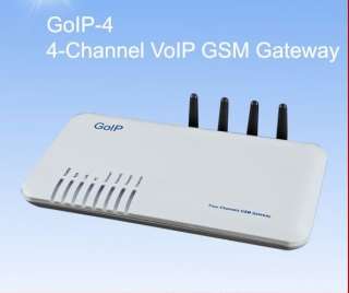 GoIP Four Channels 4 GSM VoIP Gateway IP Phone Adapter Free DHL 