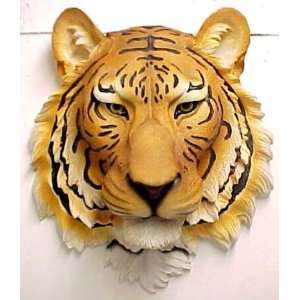  Bengal Tiger Head Mount Wall Statue Bust: Home & Kitchen