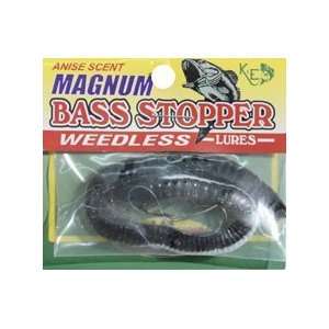  K&E Fish Lures Soft Weedless Magnum Bass Stopper Worm 3 