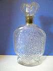 vintage schenley winery clear glass decanter liquor bottle cork 