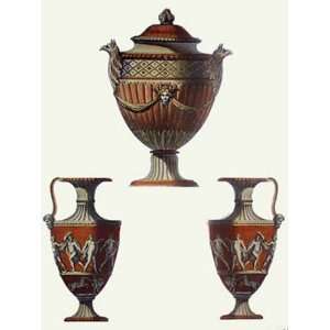 Vases   Pl. III Tcotta Etching , Classical Design Engraving Intaglio