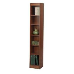  6 Shelf Veneer Baby Bookcase, 12W Cherry