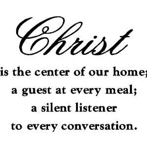  CHRIST IS THE CENTER.WALL WORDS STICKERS SAYINGS QUOTES 