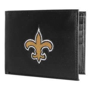  New Orleans Saints Black Bifold Wallet