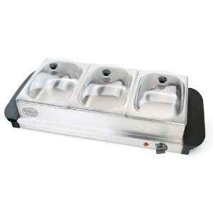   Server with Warming Tray by Nostalgia Products Group