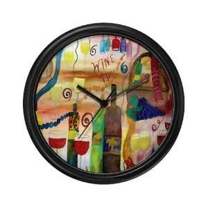  Wine Time Decorative Wall Clock by 