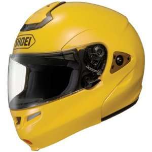 Shoei Multitec Modular Full Face Motorcycle Helmet Axis Yellow Extra 