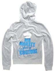 Juicy Couture Velour Hoodie / Track Jacket Her Majesty in Silver 